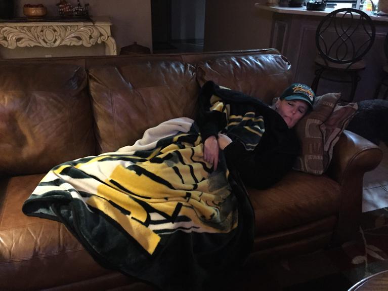 AbeyWard's tweet image. Mustang, OKLAHOMA #PackerLover had a long wonderful day @packers #NFC Championship Bound