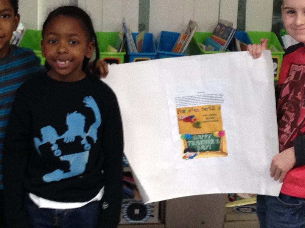 evugteveen's tweet photo. The students worked so hard on their holiday project! #sd161learns @TheHornetsHive http://t.co/ClKe2NPdGz