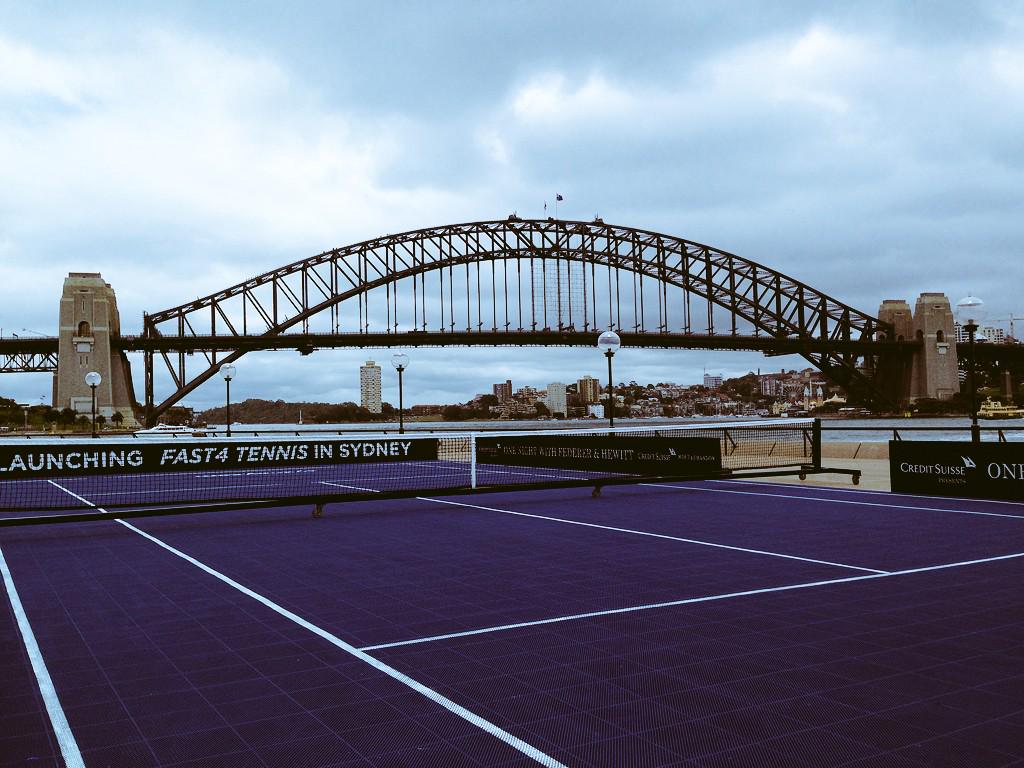 We're giving YOU a sneak preview at the brand new #fast4tennis launching TONIGHT LIVE at 7.30pm on <a href="/channel9/">Channel9</a>! #WWOS