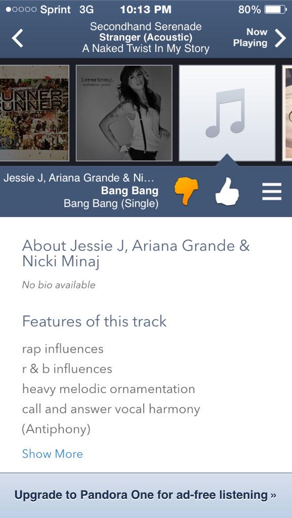 meggs_liz's tweet image. Bang bang out of my lifeeee. #WorstSongEver