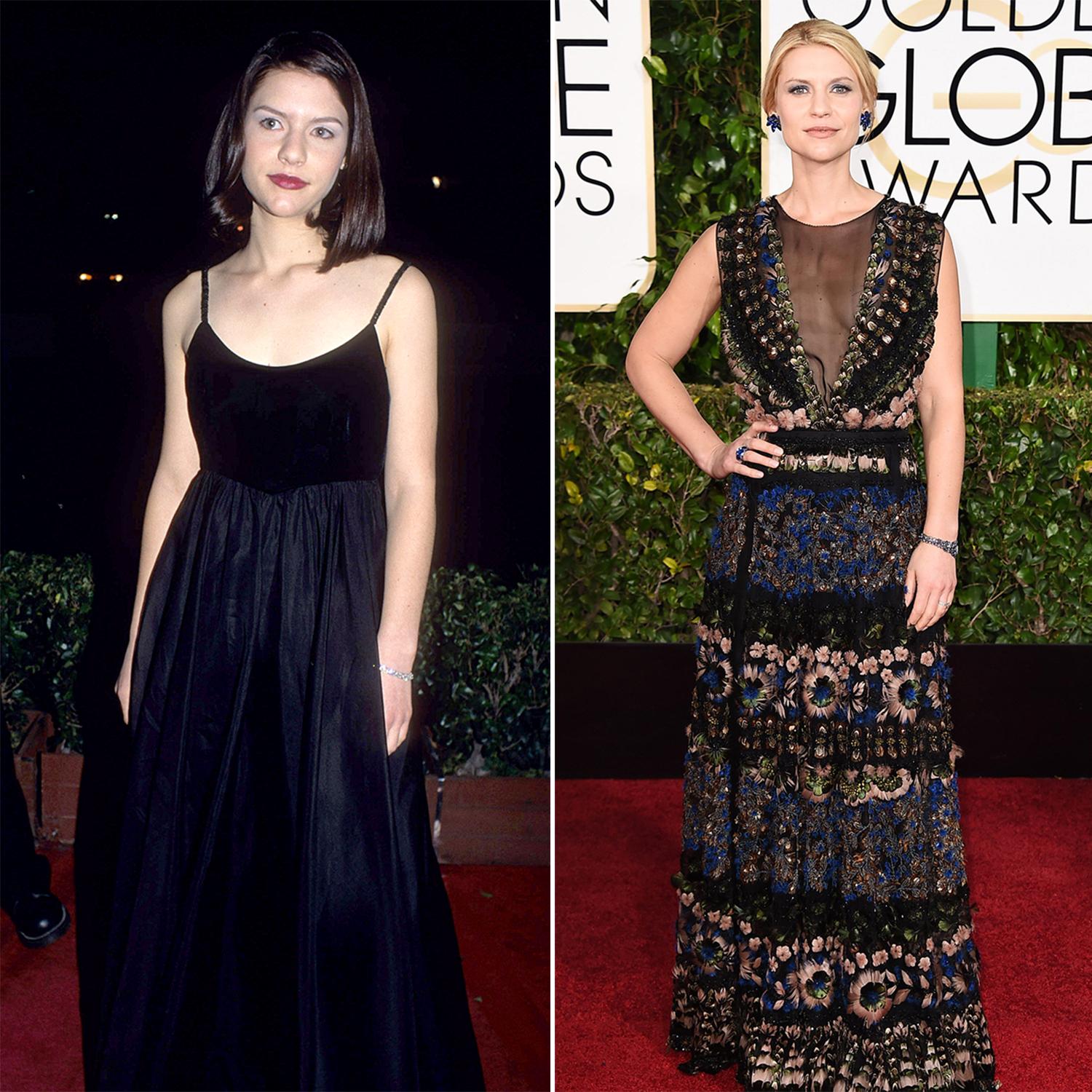 TODAY on X: #GoldenGlobes then & nowClaire Danes in 1995