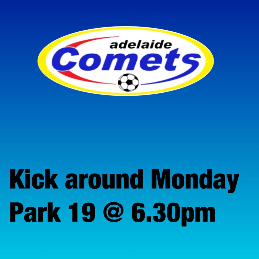 Adelcomets's tweet image. Kick around tonight. Every man and his dog are welcome. Retweet would be appreciated!#saasl #adelaidecomets #adelaide