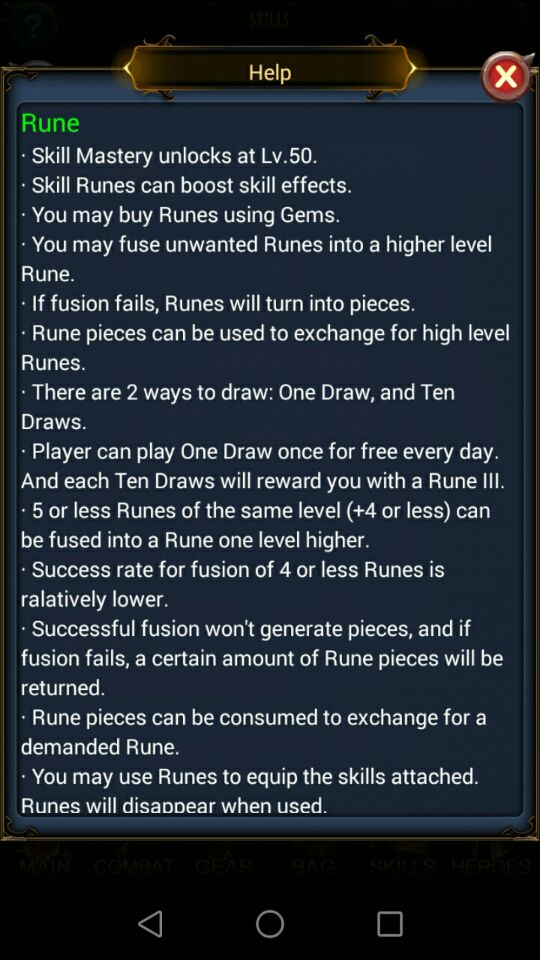 AutoBattleGame's tweet photo. How does Rune Work? http://t.co/swV50yL5mS