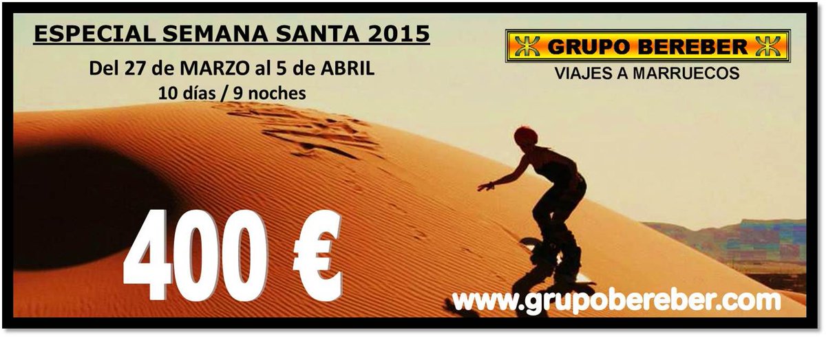 grupobereber's tweet photo. No te quedes sin plazas @grupobereber Ven a la 15ª edición de este fantástico #viajeamarruecos http://t.co/9VC3VrS4jF http://t.co/VeP82zTEKt