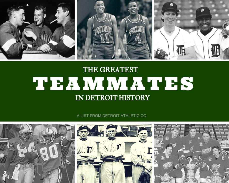VintageDet's tweet image. The Greatest Teammates in Detroit Sports History - bit.ly/1DOSFpA #tigers #redwings #lions #pistons