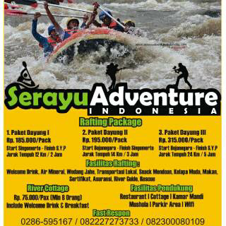 jeramserayu's tweet photo. @AtikaFarahRafii rafting murah,aman dan asyik hanya bersama kami Serayu Adventure Indonesia (SAI) . http://t.co/Mxg4vBbolE