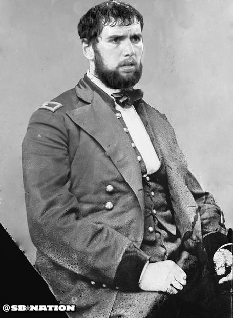 SBNation's tweet photo. Gen. Andrew Luck's campaign to take the Colorado territory was a success. http://t.co/mMtBHUmmUw http://t.co/gmGpThgvNJ