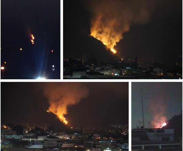 danielvisf's tweet photo. RT: @cosmovalencia: #CARACAS #AHORA Reportan Incendio en el #WarairaRepano "Cerro #ElAvila" #12E http://t.co/aWT7kwcsDj
