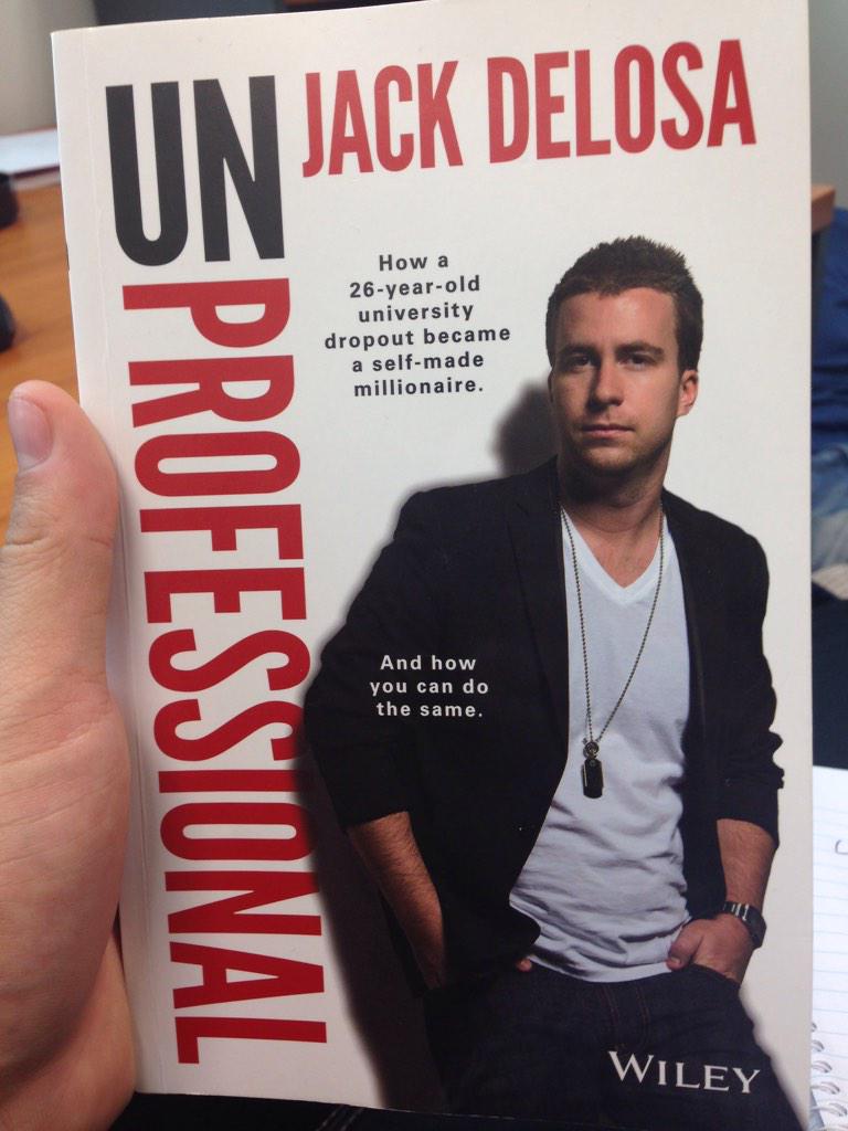 Sebastiano Amodeo (@sebamodeo) on Twitter photo Heard great things about this book! Let the knowledge begin!! <a href="/JackDelosa/">Jack Delosa</a> #unprofessional #millionaire Heard great things about this book! Let the knowledge begin!! <a href="/JackDelosa/">Jack Delosa</a> #unprofessional #millionaire