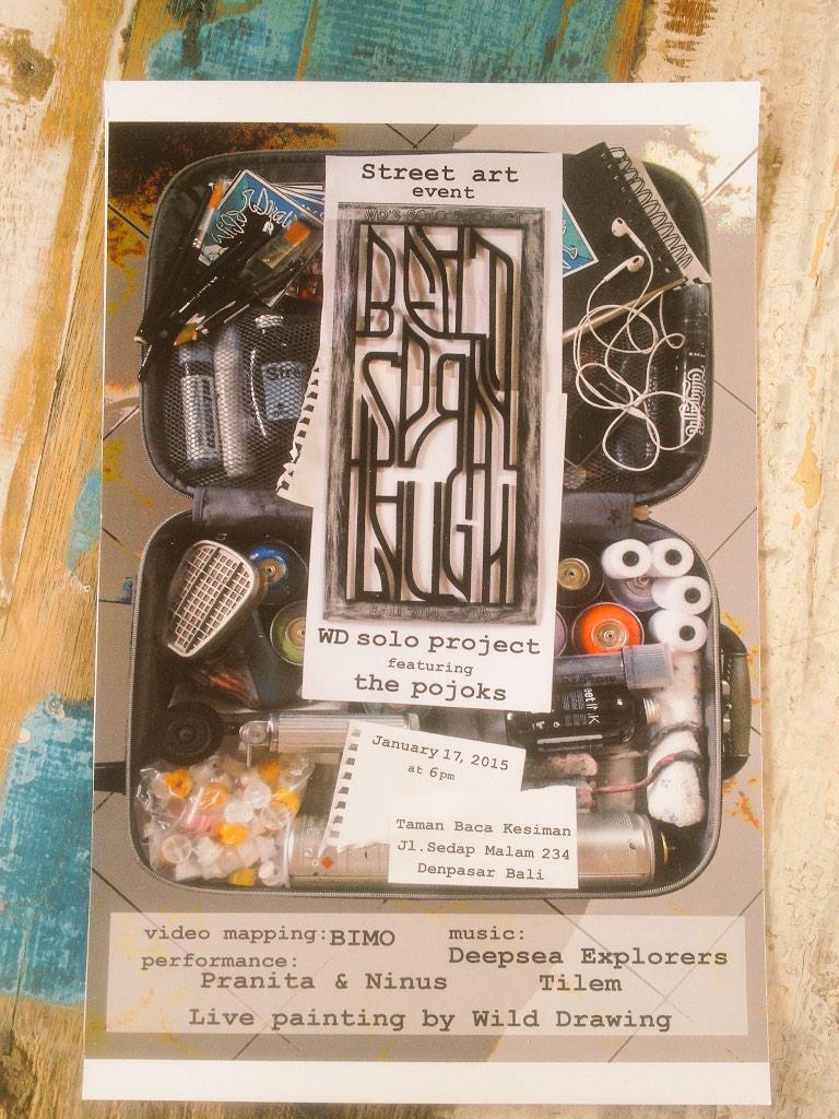 acara keren bareng <a href="/WDstreetart/">wd_wilddrawing</a> &amp; <a href="/the_pojoks/">komunitas pojok</a> wiken ini di taman baca. be there!