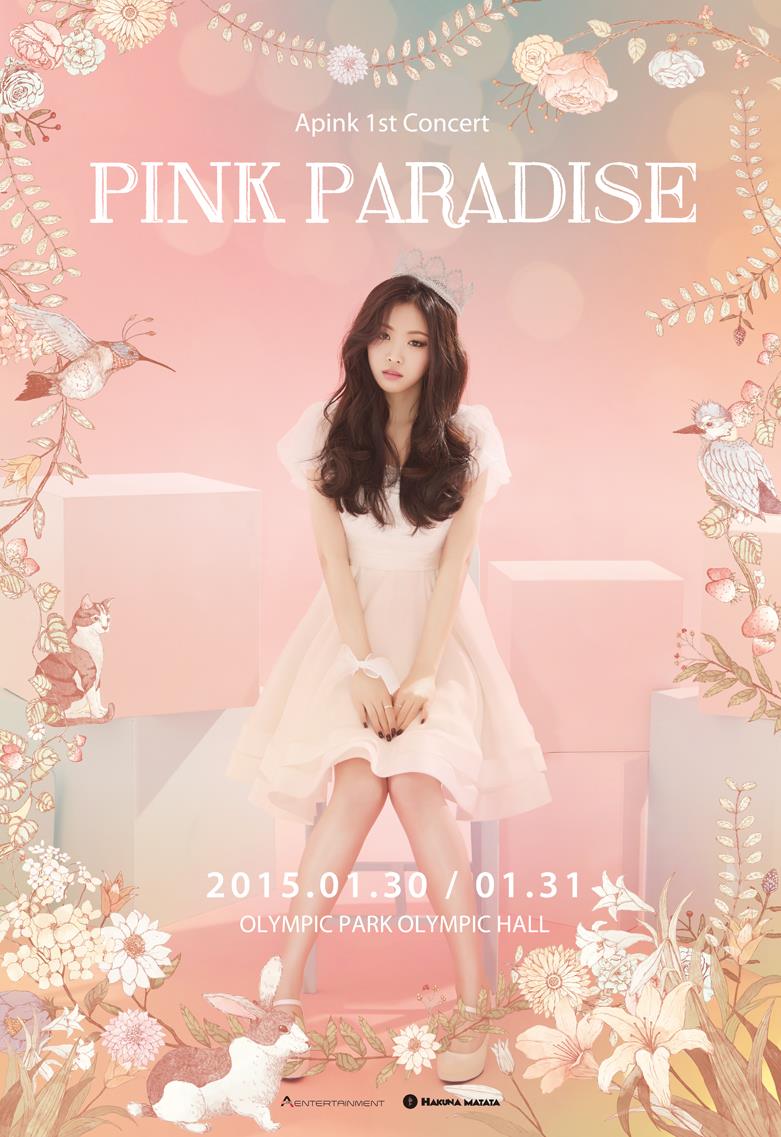 fakesehunexo's tweet photo. “Pink Paradise” concert poster for Apink’s Naeun revealed —   http://t.co/GteXXyuEBm