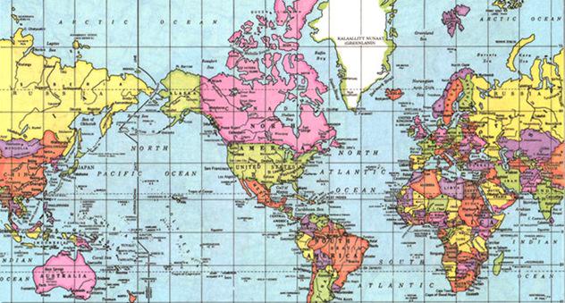сша на карте мира. американская карта мира. географическое положение сша в 19 веке. карта сша в учебниках сша. американская карта мира.
