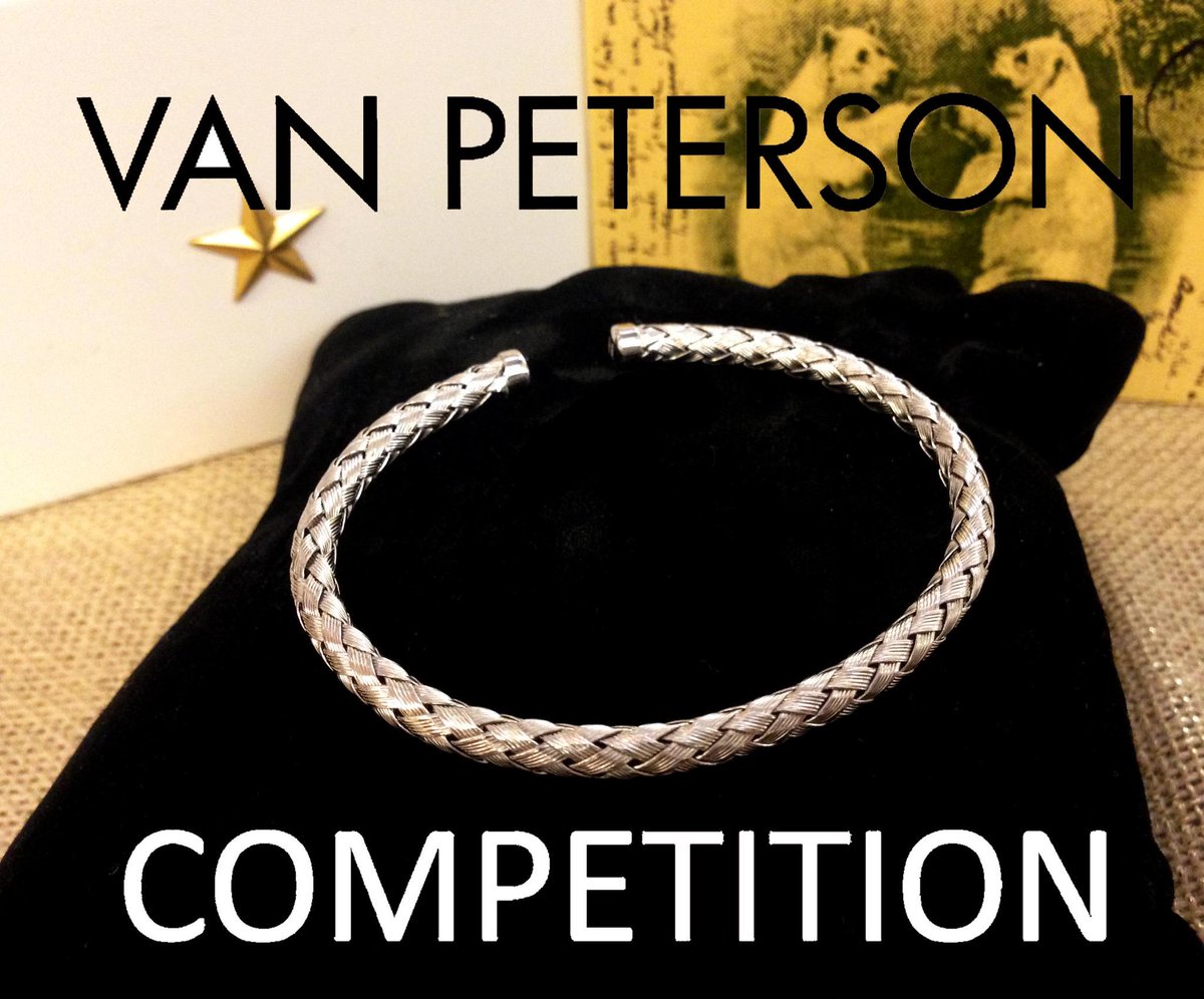 VanPetersons's tweet photo. #competition time! Hurry up &amp; re-tweet for a chance to win this sterling silver bangle worth £225 it ends 19/01! http://t.co/EZIztWQCQU