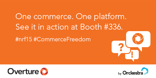 Let's talk #omnichannel ecommerce solutions... Visit our team of experts at booth #336! #nrf15 #CommerceFreedom