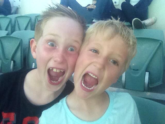 Making our own fun during the rain delay!  #strikeforce