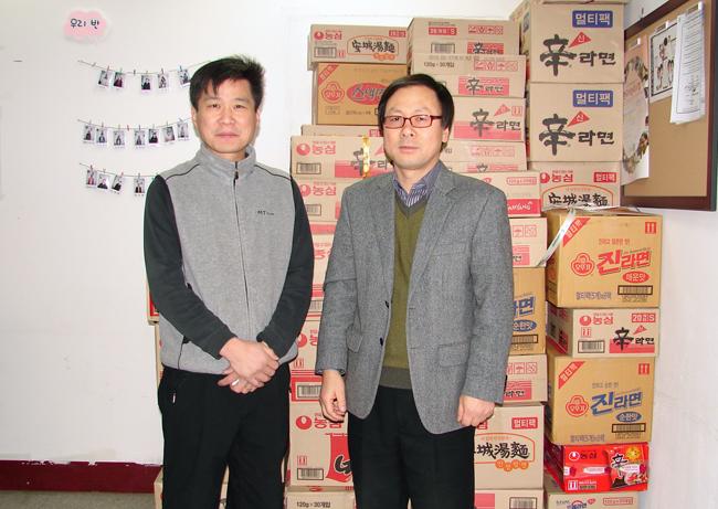 sunhanius's tweet image. 샬롬의 집 라면 후원