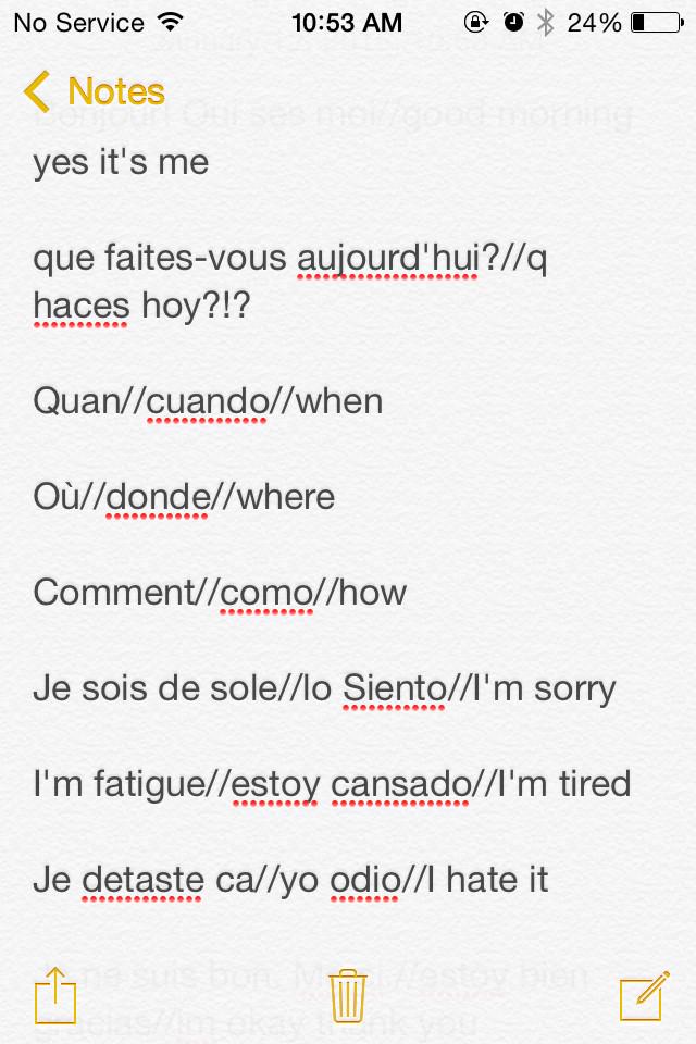 RyanMartin06's tweet image. Quiero aprender Frances, tengo q Estudiar!!//I want to learn French, need to study! #French #spanish #thirdlanguage