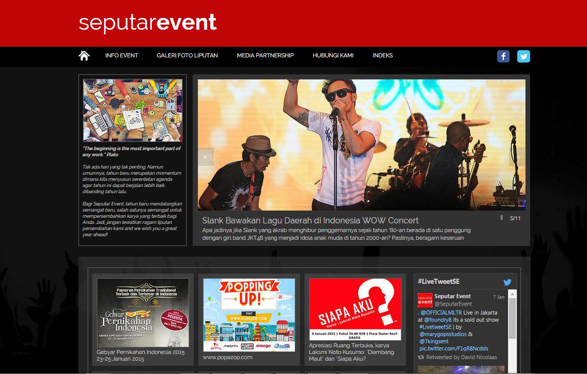 Promosikan Event / Pensi / Produk kamu di Socmed &amp; Web Seputarevent, Your event partner! klik bitly.com/MedpartSE