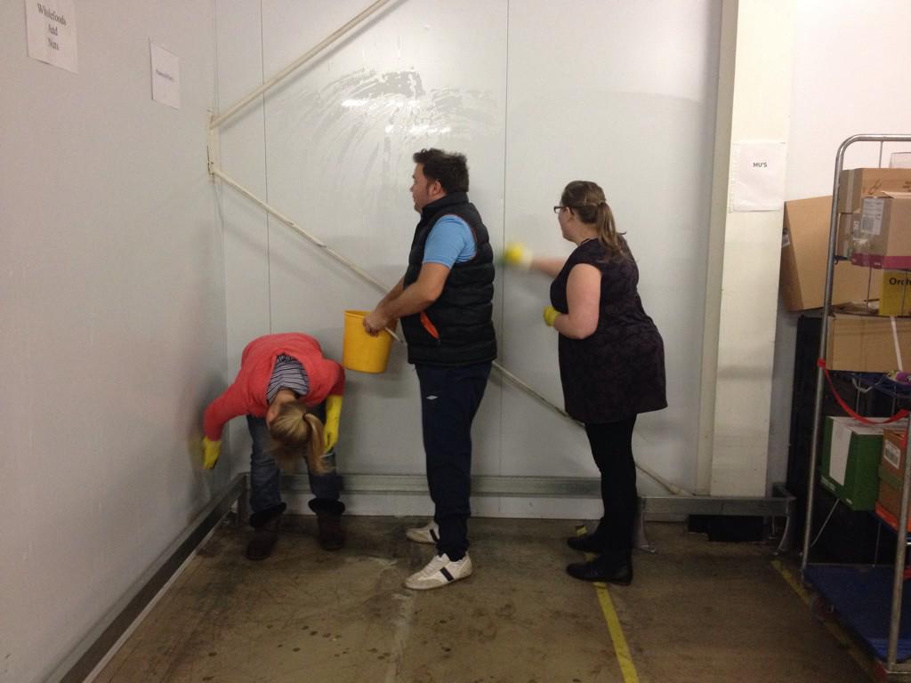 The warehouse week begins