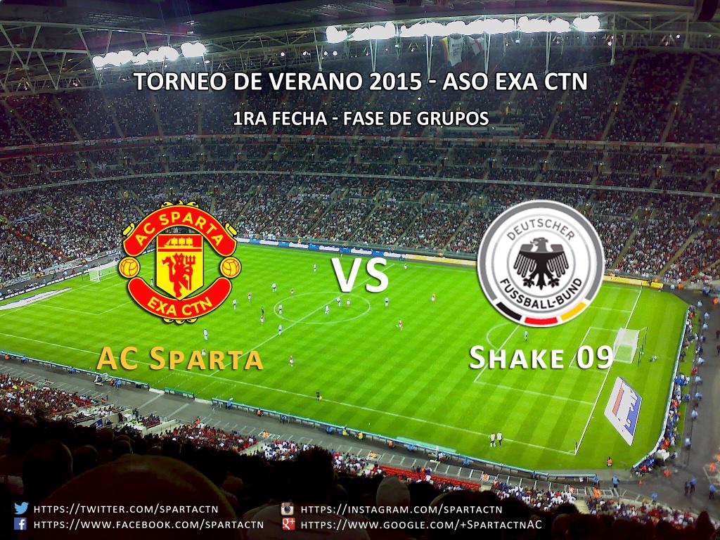 spartactn's tweet photo. ¡AC SPARTA y su primera batalla! A las 20:10 en el CTN los espartanos enfrentan a @shake09exaCtn http://t.co/V2J7jt8WvH