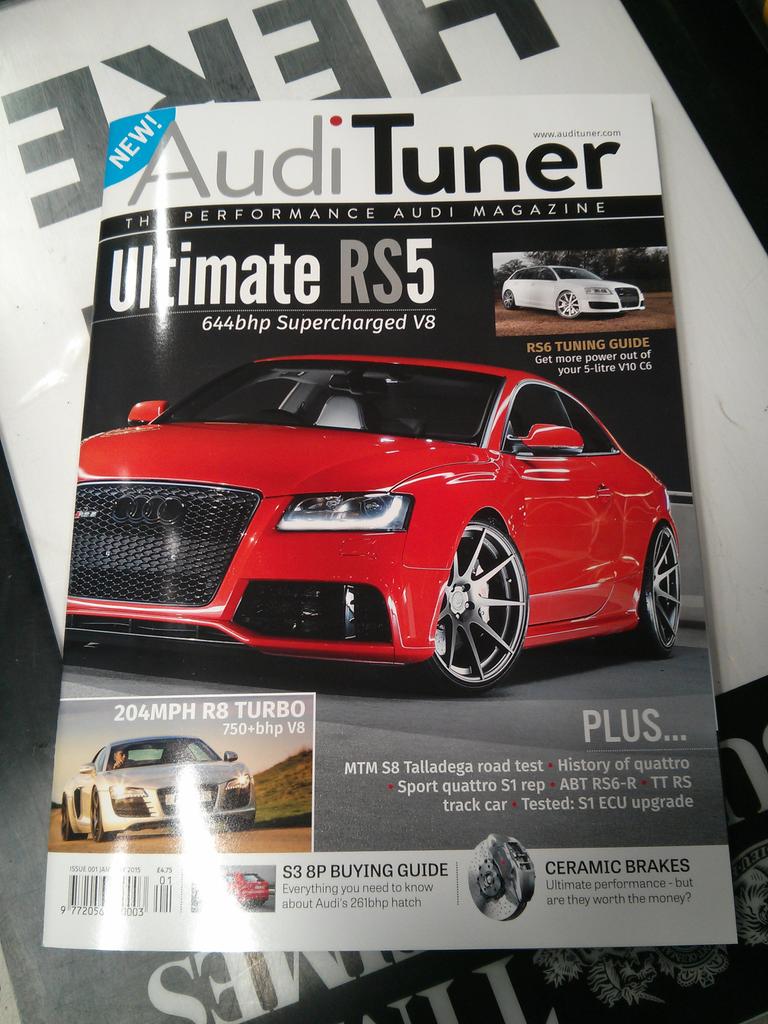 newswatts's tweet image. Out now, issue 1 of Audi Tuner magazine. @audituneruk