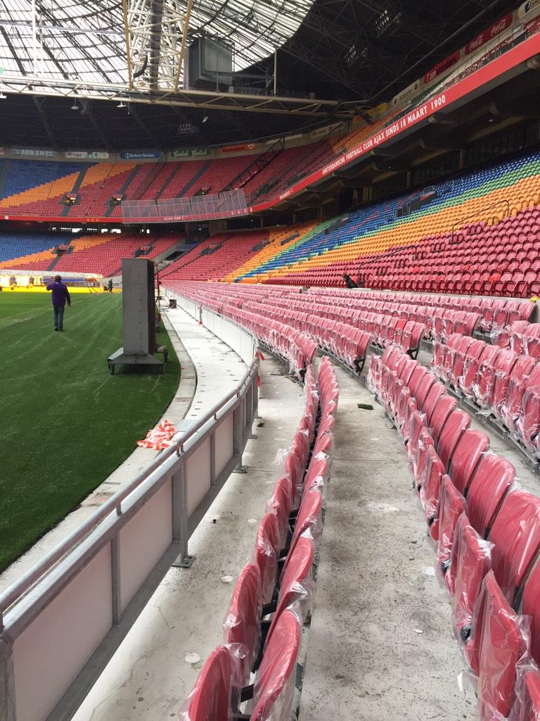 mkinsbergen's tweet photo. Vernieuwde oostzijde Arena ziet er fantastisch uit! http://t.co/uillm0YJ42