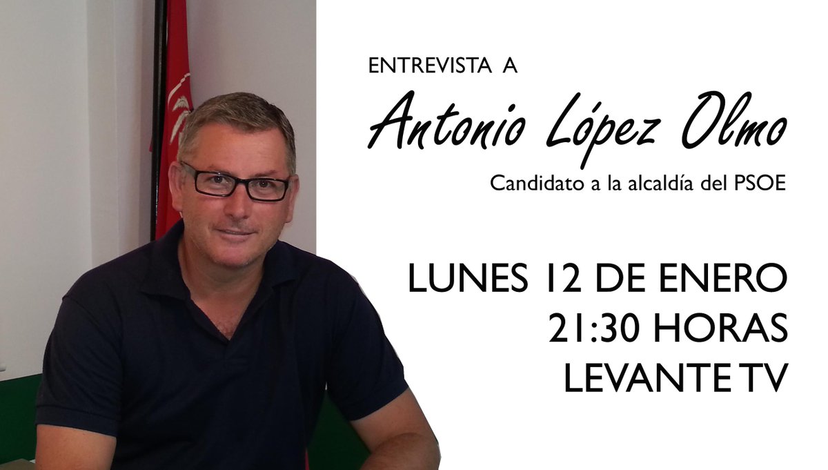 anlopoho's tweet image. Esta noche estaré en LEVANTE TV para analizar la actualidad de #HuercalOvera