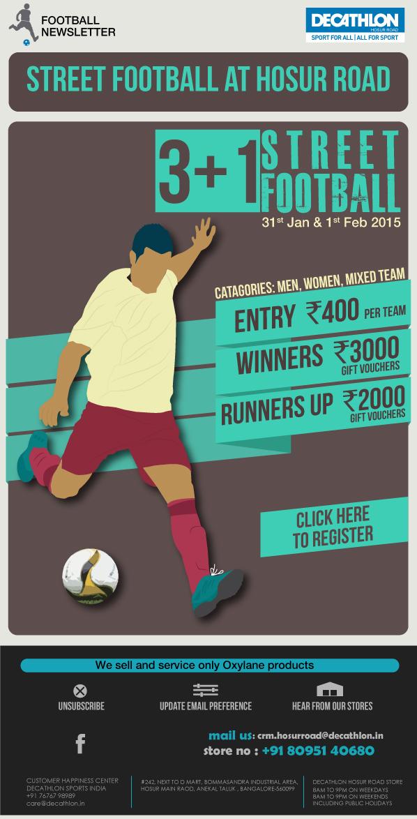Street Football Season 2 
Registration is open 
For More Details contact CRM - +918095140680