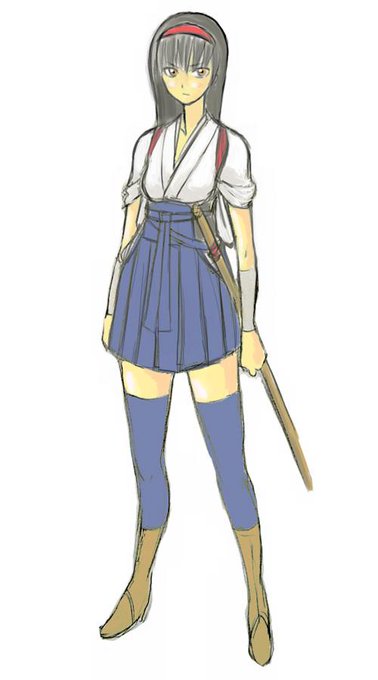 袴スカートのtwitterイラスト検索結果 古い順