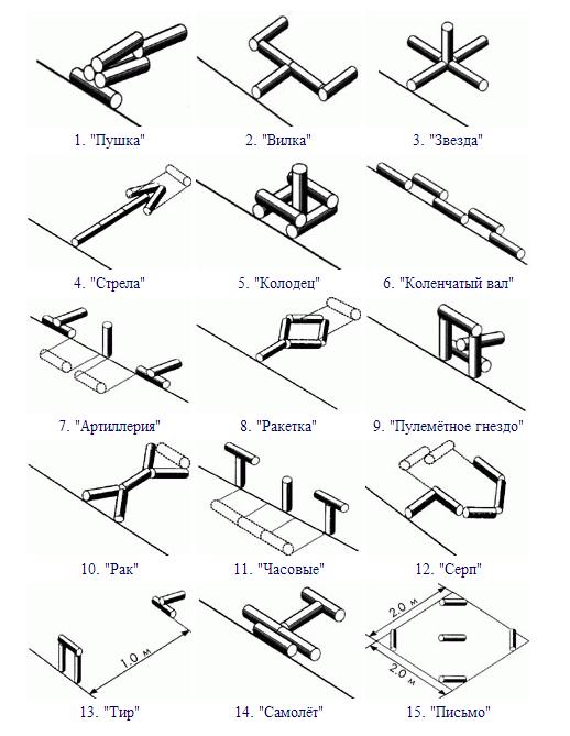 Игра городки правила игры и схема размеры фигур для детей