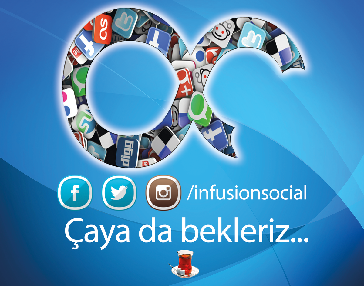 Bizleri facebook.com/infusionsocial adresimizden yada instagram.com/infusionsocial hesabımızdan takip edebilirsiniz.