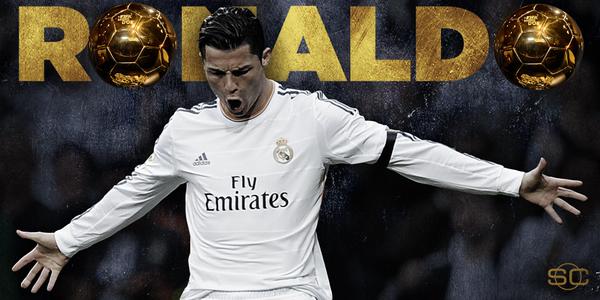 Cristiano Ronaldo wins 2014 FIFA Ballon d'Or as world's best male soccer player.
It's Ronaldo's 3rd Ballon d'Or.