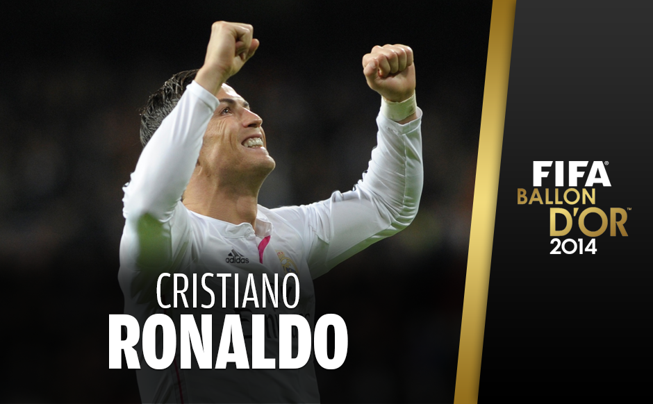 ballondor's tweet photo. FIFA Ballon d'Or 2014 : Cristiano Ronaldo ! #BallondOr http://t.co/kbJgxH6kiu