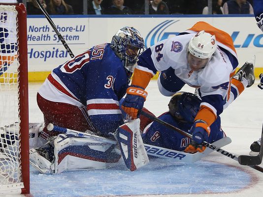 lilysislip's tweet photo. Where else would you possibly go to check out the Islander/Rangers game? http://t.co/XziZiVXDrY