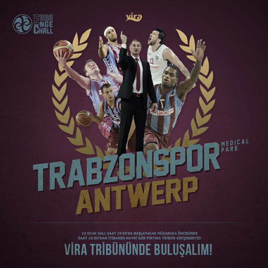 #HaydeViraAntwerpMaçına Basketbol takımını yalnız bırakma! 18:00'dan itibaren salon önündeyiz.