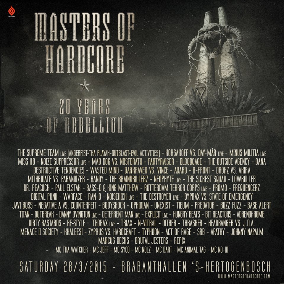 [ MASTERS OF HARDCORE - 20 Years of Rebellion - 28 MARS 2015 - BRABANTHALLEN, DEN BOSCH - NL ] B7K4tVECIAEHu4j