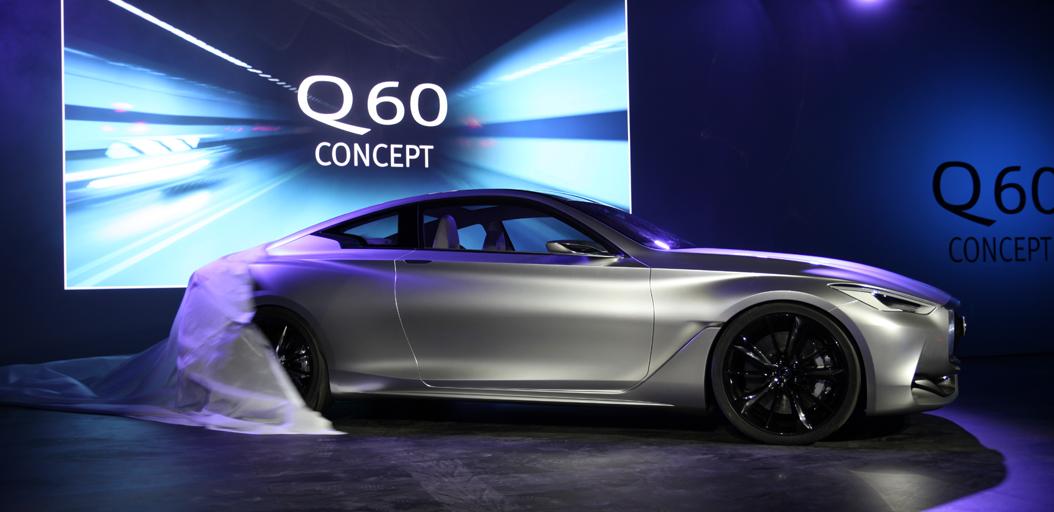 We've pulled back the curtain. Behold the new #Q60Concept. Just don't forget to breathe. #NAIAS