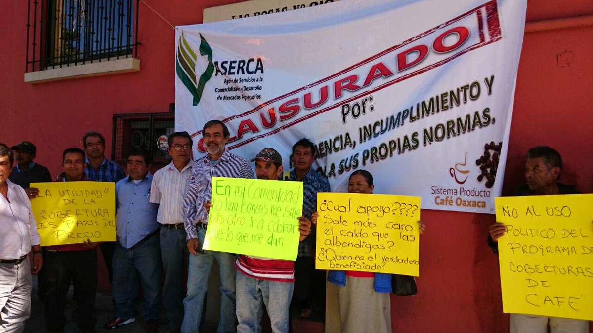 CafeCafeOax's tweet photo. Justicia y transparencia para el sistema producto Café. #CafeJustoOaxaca http://t.co/ZRrrIIwLcL