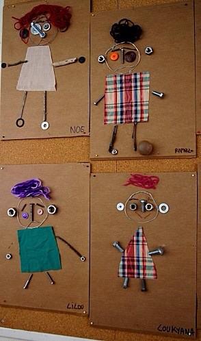 Tip #941: kunstwerk van klusmateriaal (van Pinterest)