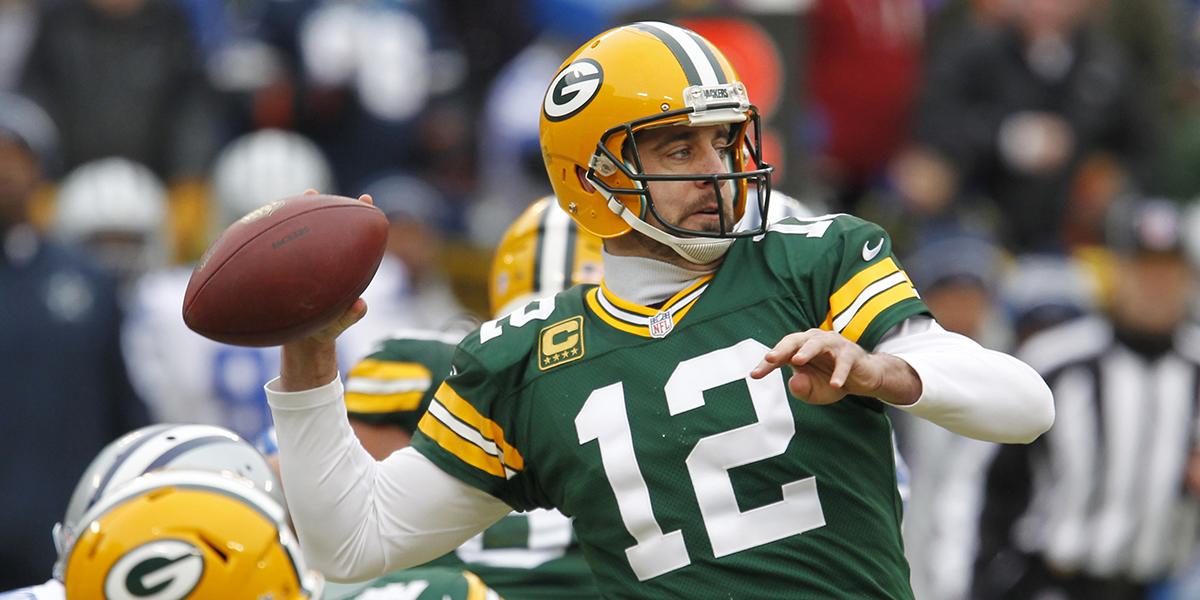 packers's tweet photo. Aaron Rodgers has now thrown 512 passes &amp; 41 TDs without an INT at home. 

#DALvsGB notes: http://t.co/d2ZhroEjXA http://t.co/fU5T9TWbYz