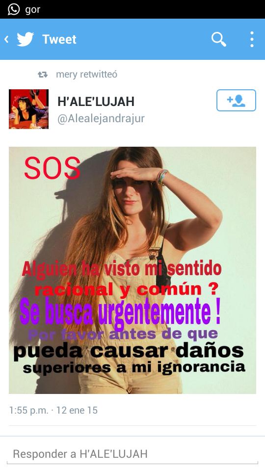 MiniiHERHER's tweet photo. #EspeNosa @espe_montero caridad a esta pobre chica q no sabe lo que dice http://t.co/CQc7DjyNQR
