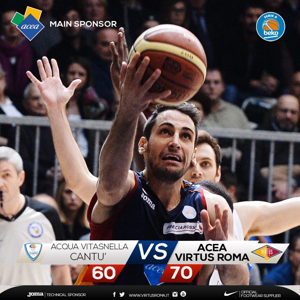 VirtusRoma's tweet photo. #Recap1 L'Acea Virtus Roma espugna il Pianella e conquista la terza vittoria su tre dall'inizio del 2015! #dajevirtus http://t.co/CCKITHLt0O