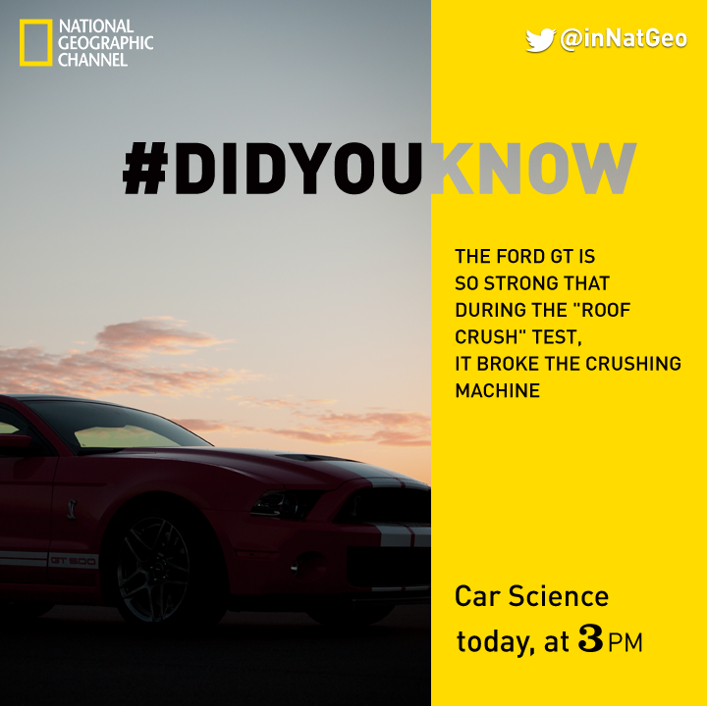 NatGeoIndia's tweet photo. Learn the most amazing things about all your favourite #cars on #CarScience. http://t.co/EFHsqkuxDP