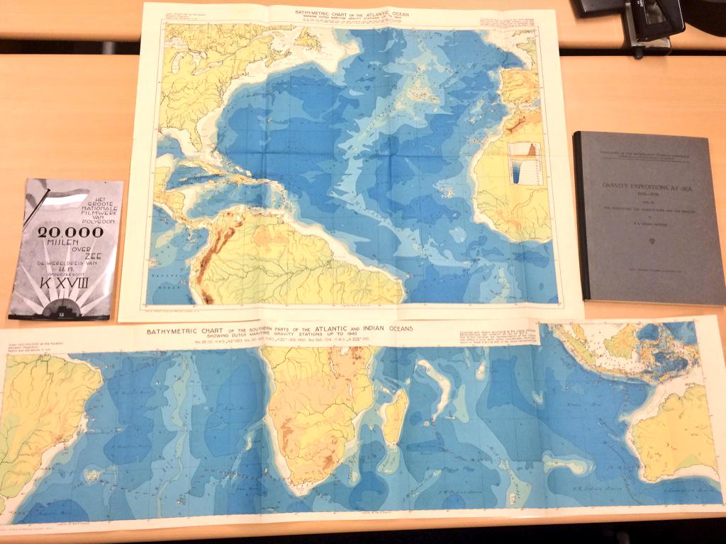 Old material and maps of Gravity Expeditions at Sea by #TUDelft professor <a href="/VeningMeinesz/">VeningMeinesz</a> 1934-1935