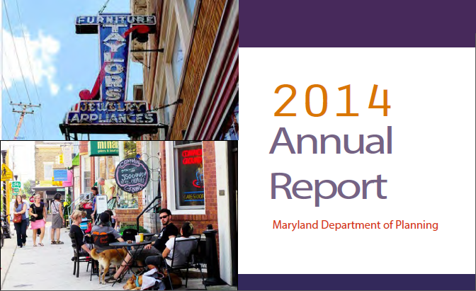 StateStat's tweet image. RT @SmartGrowthMD: MDP's 2014 annual report available for download bit.ly/mdp14ar