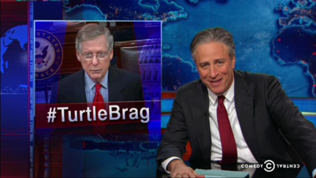 JackieCraigMN's tweet photo. Good golly that man is funny!

The Daily Show | Comedy Central http://t.co/9Yq0xhPdLj via @TheDailyShow

#TurtleBrag http://t.co/g2YAnl89rr