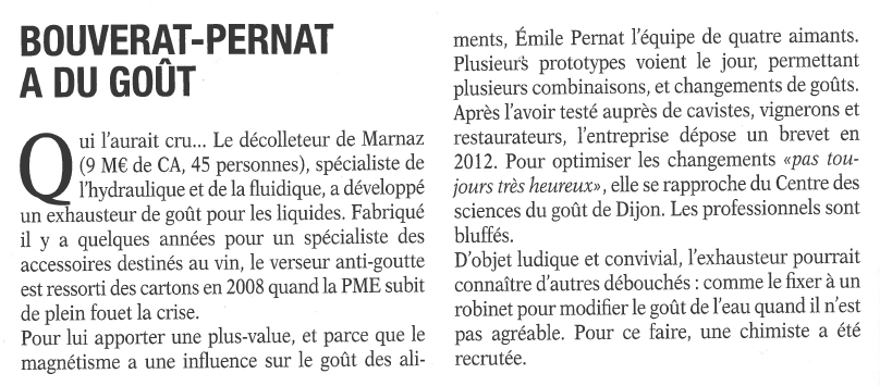 louispernat's tweet photo. ECO DES PAYS DE SAVOIE consacre un article à Bouverat-Pernat et son exhausteur de goût http://t.co/2mZpBfaI3h http://t.co/y3H1pD5YKP