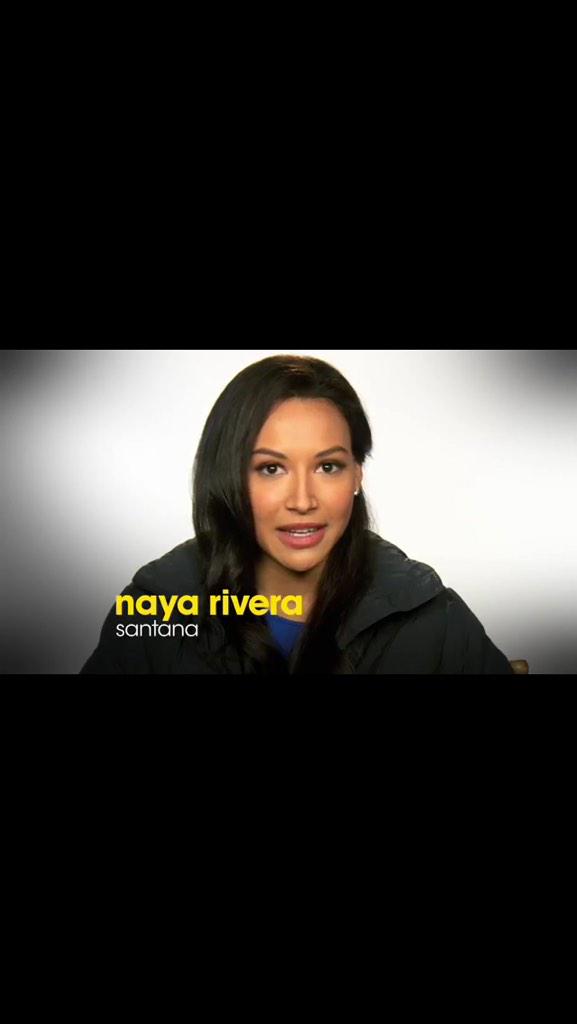 \"Because of Glee we have made a difference in people\s lives\" - Naya Rivera   Happy Birthday 