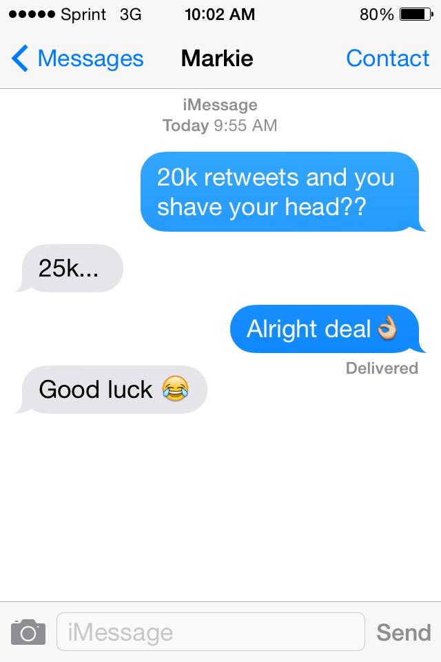dominicbiondo1's tweet photo. Please help me make @MSkrivan11 bald http://t.co/ZJnUE8kPCy