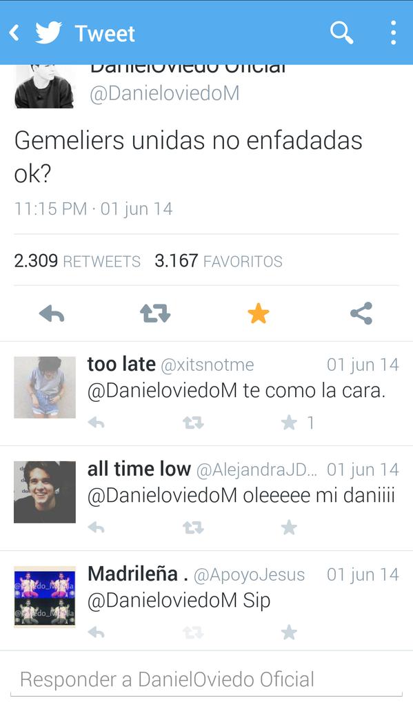 Angelapardoj's tweet photo. Orgullo?Orgullo es ver tweets antiguos y saber que llevas desde siempre apoyándolos en TODO @DanieloviedoM @_jesus_OM http://t.co/Kr5KxB32fN